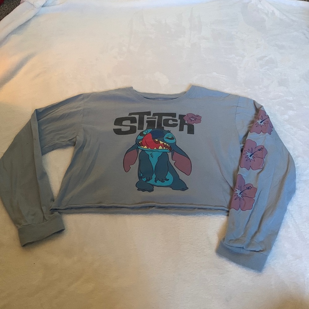 Long sleeve crop top